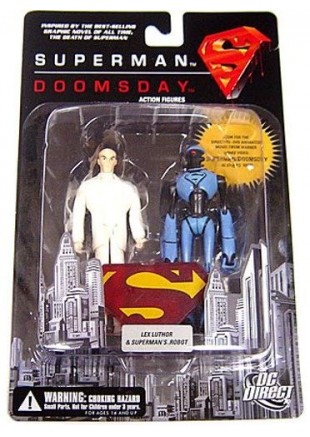 SUPERMAN DOOMSDAY LEX LUTHOR AND SUPERMAN ROBOT  (NEUF)
